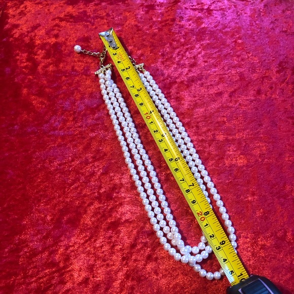 Vintage 3 Strands Pearl necklace - Picture 4 of 4